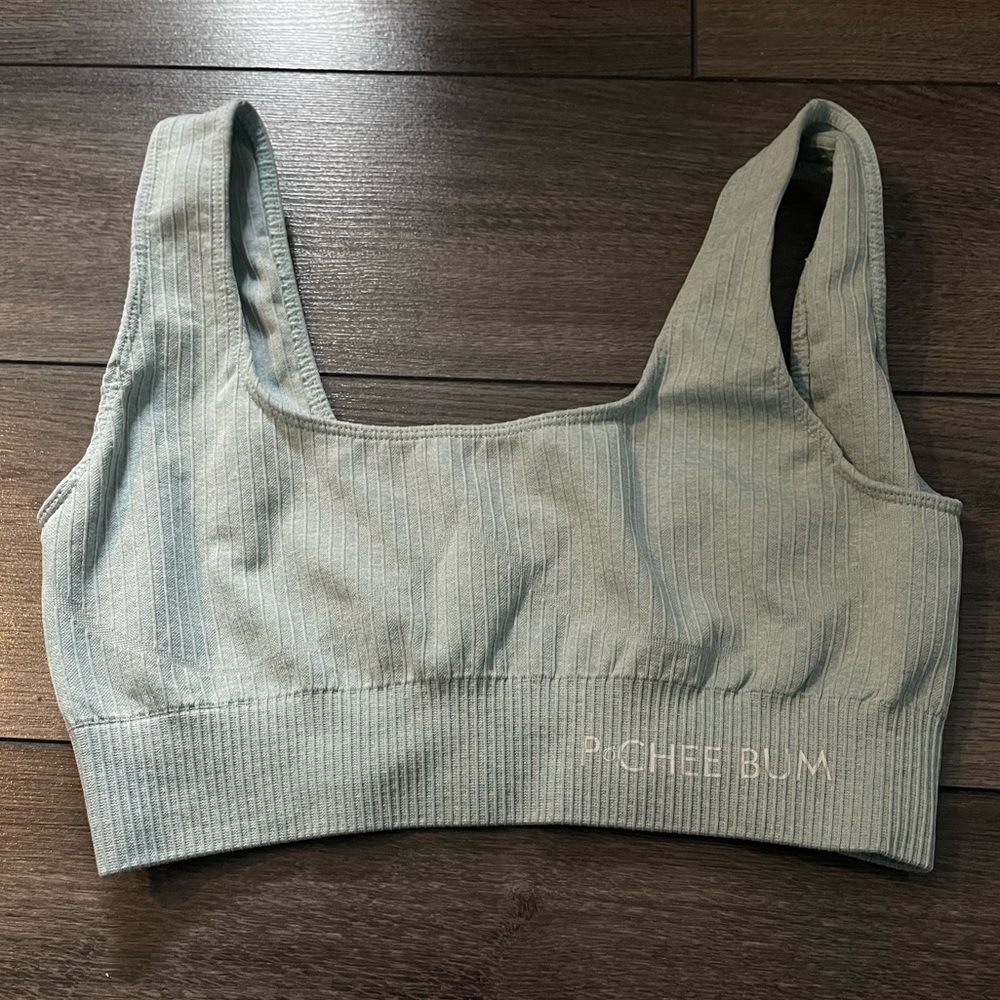 PCHEEBUM RIBBED SPORTS BRA